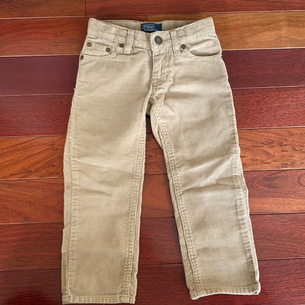 Boys Polo Ralph Lauren Corduroy Khaki Pants